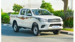 Toyota Hilux 4WD DC 2.7 Petrol Power Option - اسود متوفر