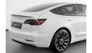 Tesla Model 3 2022 Tesla Model 3 Performance / Dual Motor All-Wheel Drive / Tesla Warranty