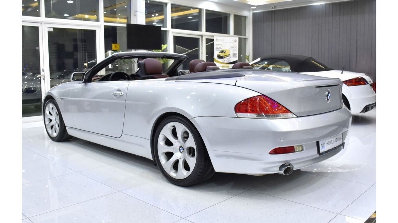 BMW 650i EXCELLENT DEAL for our BMW 650i Convertible ( 2006 Model ) in Silver Color GCC Specs