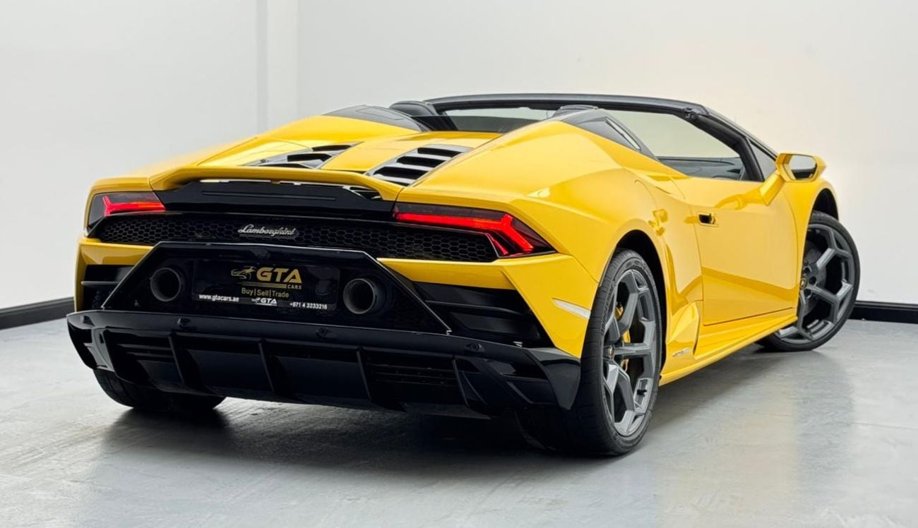 Lamborghini Huracan Evo Spyder 2023 Lamborghini Huracan Evo Spider, Lamborghini Warranty, Lamborghini Service History, GCC