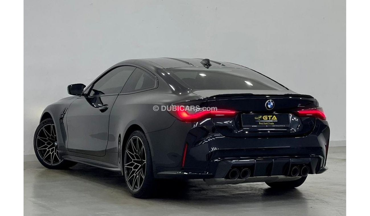 BMW M4 2021 BMW M4 Competition, M Exterior Package Carbon, Full Service History, Warranty, GCC