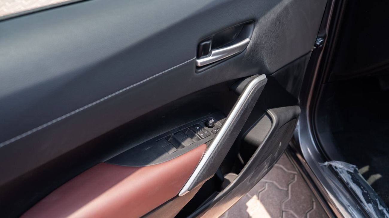 Toyota Corolla Cross 2025 Toyota Corolla Cross MID 1.8 Hybrid - Grey Mettalic Inside Red | Export Only