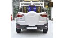 Ford EcoSport Ford ECO Sport Titanium ( 2016 Model ) in Silver Color GCC Specs