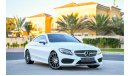 Mercedes-Benz C 200 Coupe - Fully Agency Serviced! - Exceptional Condition! - AED 2,526 PM! - 0% DP