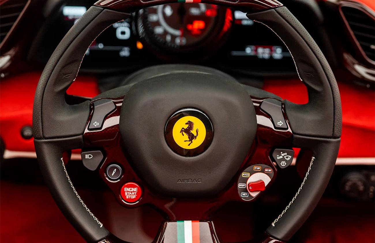 Ferrari 488 Pista 3.9L V8 Twin-Turbocharged Engine
