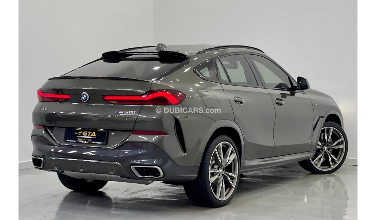 BMW X6 50i M Sport 2020 BMW X6 M50i MasterClass Edition, DEC 2026 BMW Warranty + Service Package, GCC