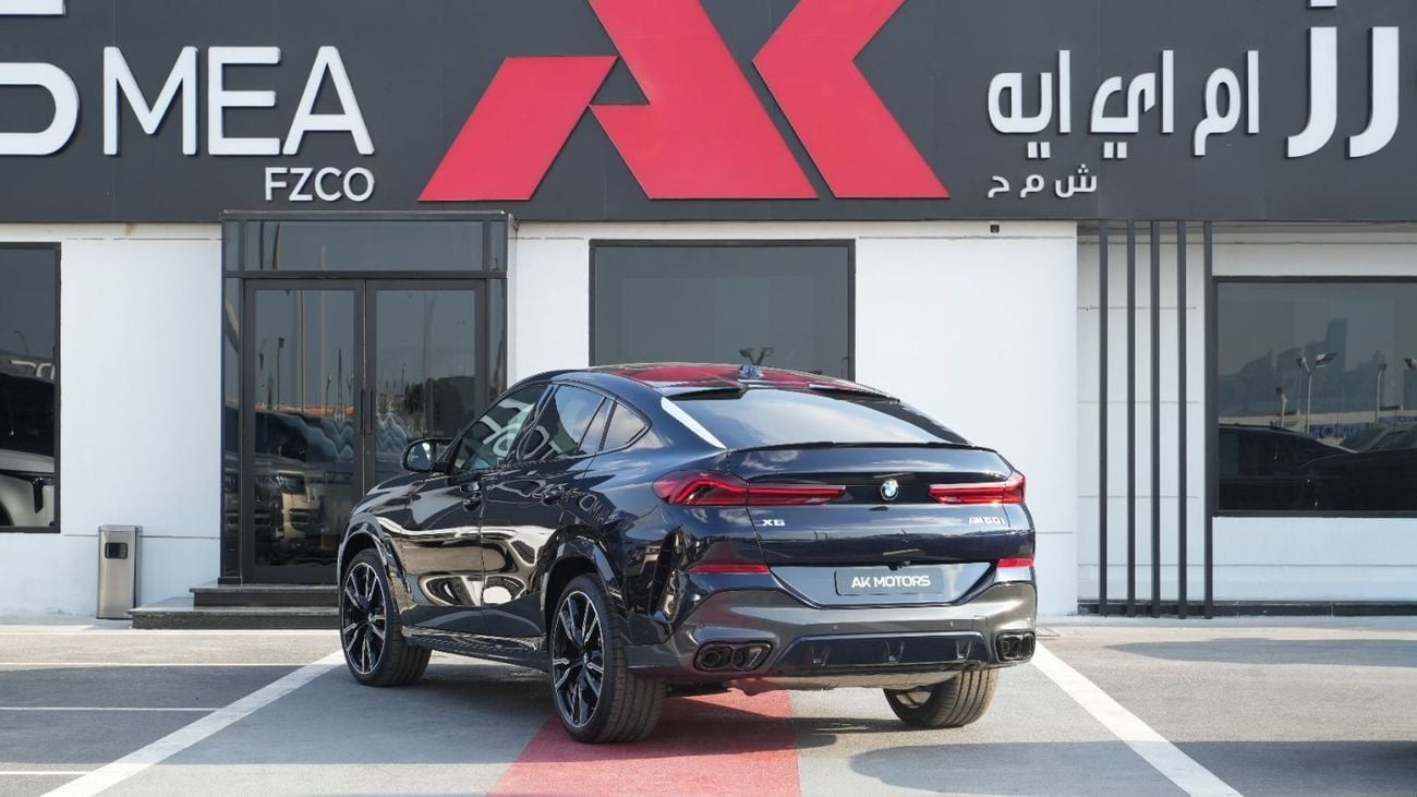 بي أم دبليو X6 M60i V8 M-Sport PRO Metallic Carbon Black 2026 MY EXPORT PRICE