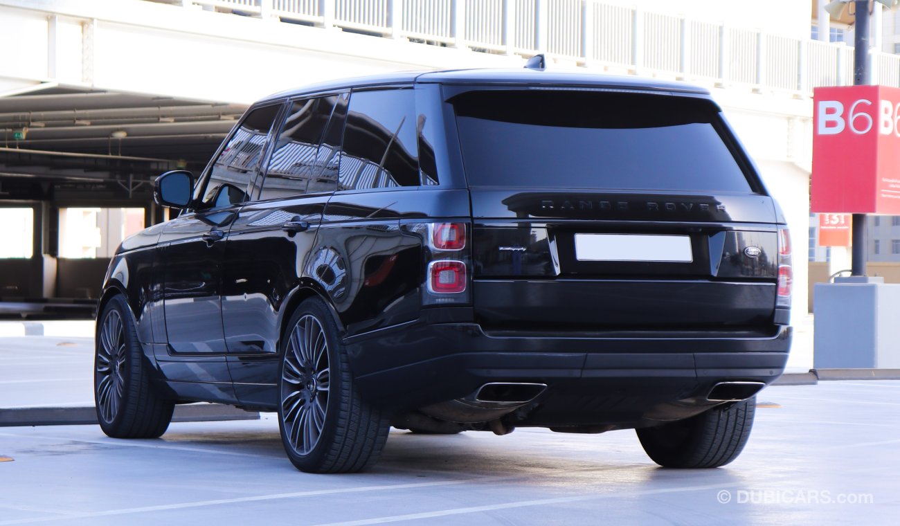 Land Rover Range Rover Supercharged Original Black Edition / First Owner / Verified by Dubicars Team