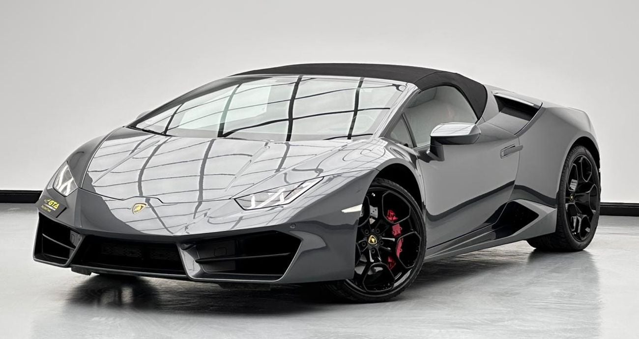 لامبورغيني هوراكان 2018 Lamborghini Huracan LP-580-2 Spyder, One Year Unlimited KM Warranty, Lamborghini Full Service H