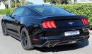 Ford Mustang Ecoboost 2018, GCC, 0km w/ 3 Years or 100K km Warranty and 60K km Service from Al Tayer Motors