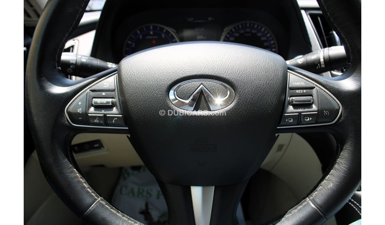 Infiniti Q50 GCC - ACCIDENTS FREE - FULL OPTION - 2.0 TWIN TURBO