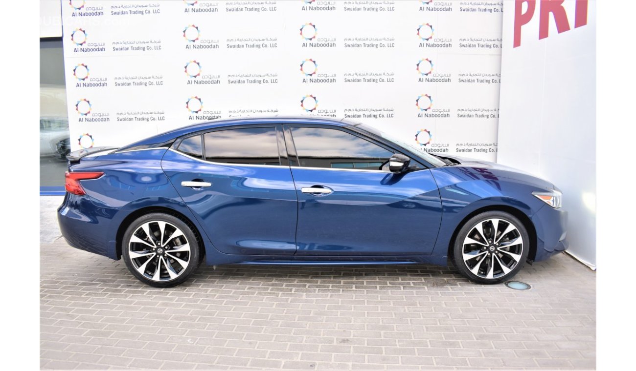 Nissan Maxima AED 1648 PM | 3.5L SR V6 GCC DEALER WARRANTY