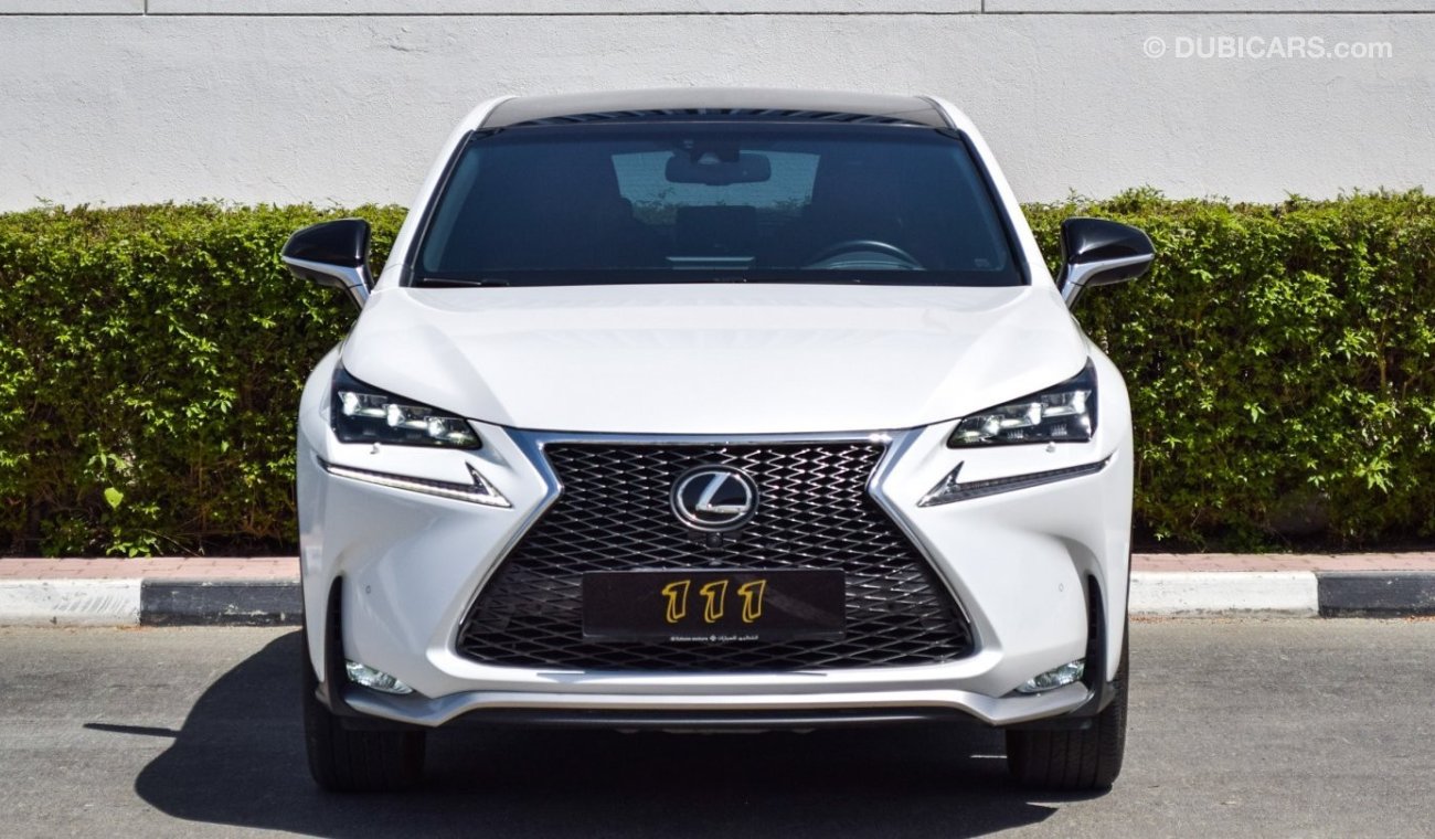 Lexus NX200t t F Sport / Warranty / Service Contract / GCC Specifications