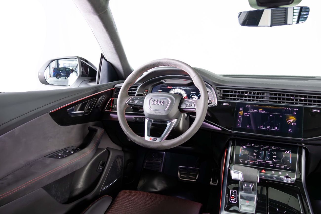 Audi RS Q8 TFSI quattro 4.0L Super SUV-Exclusive Order-Carbon Ceramic Brakes-23 Inch Satin Grey Rims