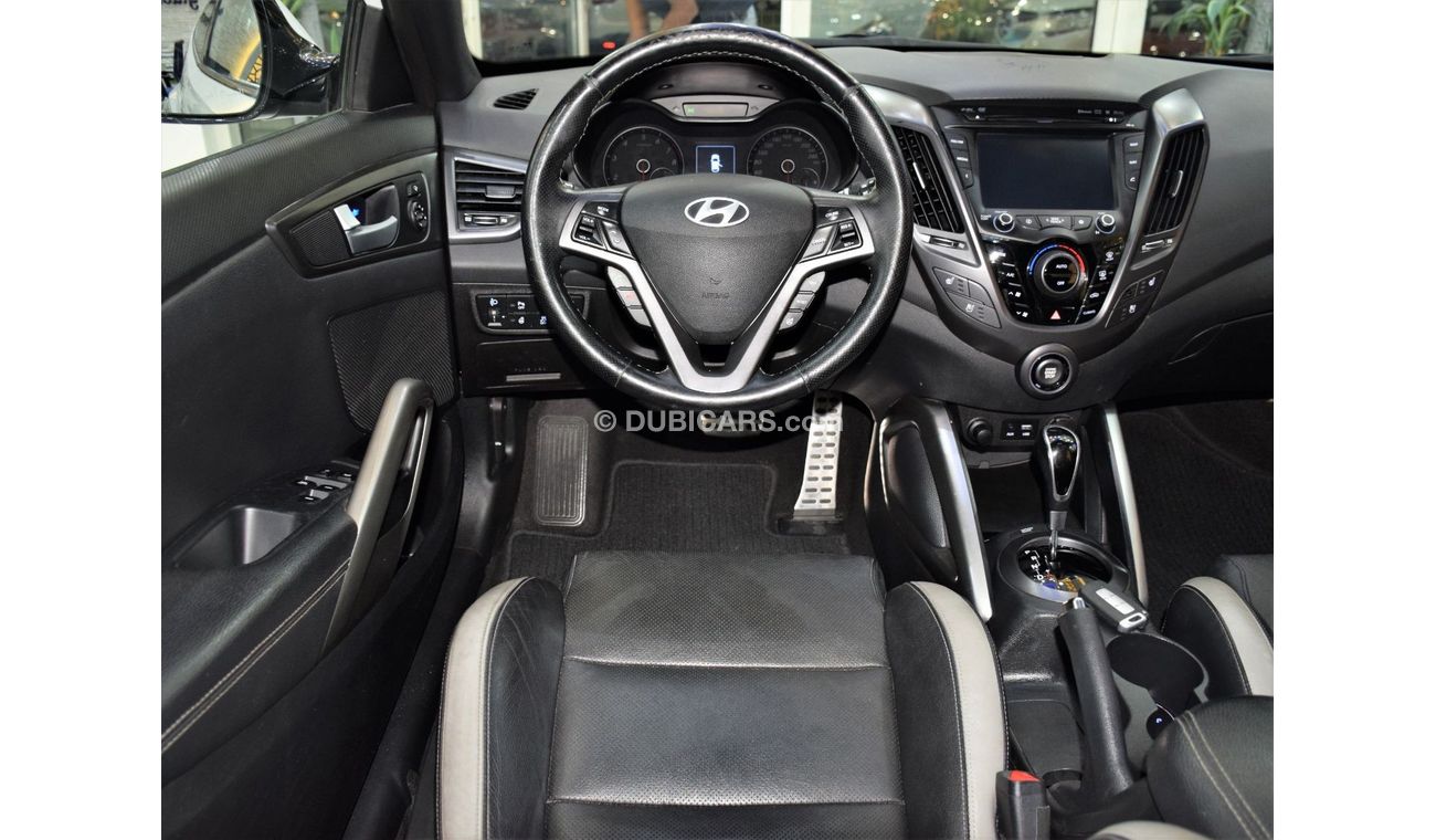 Hyundai Veloster Turbo EXCELLENT DEAL for our Hyundai Veloster TURBO ( 2016 Model! ) in White Color! GCC Specs