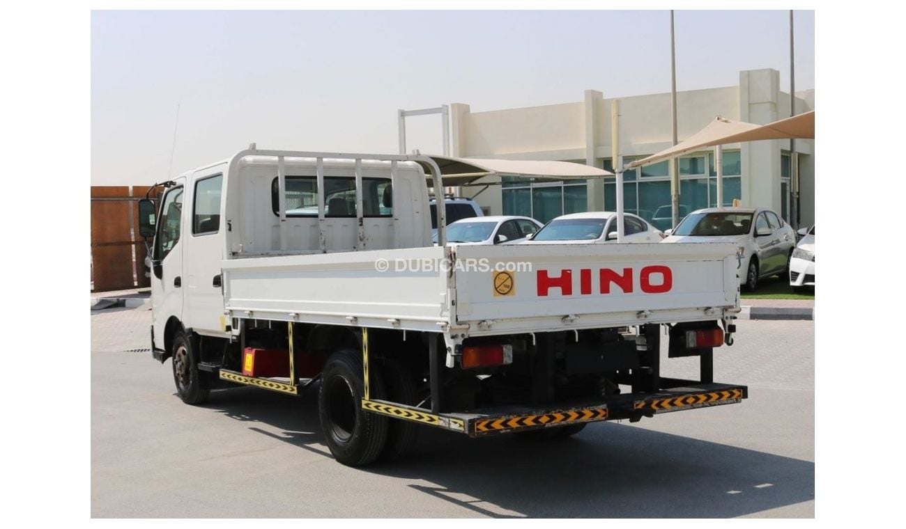 Hino 300 2016 | DOUBLE CABIN CANTER 3 TON WITH GCC SPECS AND EXCELLENT CONDITION
