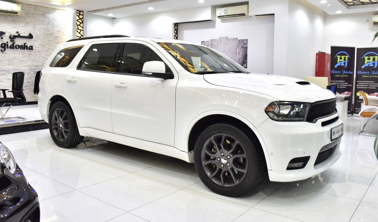 دودج دورانجو EXCELLENT DEAL for our Dodge Durango RT V8 ( 2018 Model ) in White Color GCC Specs