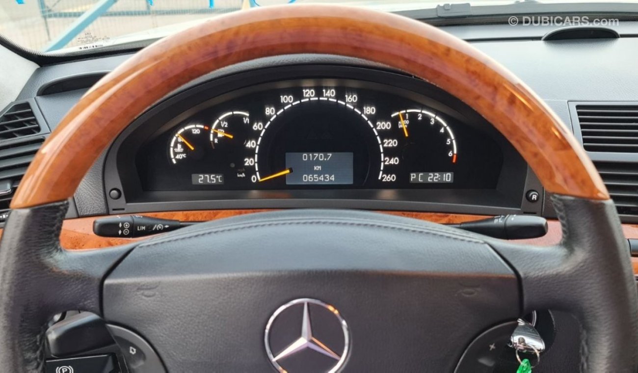 مرسيدس بنز S 500 AMG KIT - 2005 FINAL VERSION - JAPAN IMPORTED - FULL OPTION - 65000KM ONLY