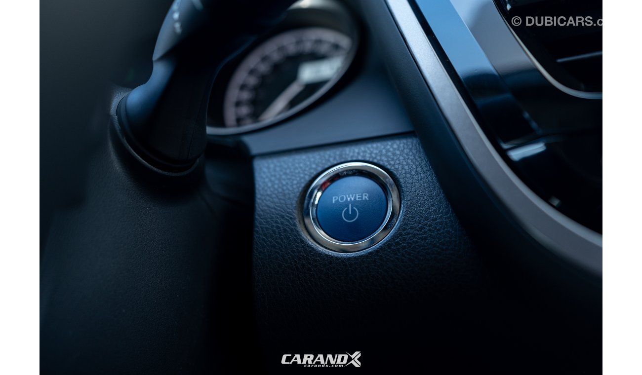 Toyota Camry XSE Hybrid Black / Red Interior