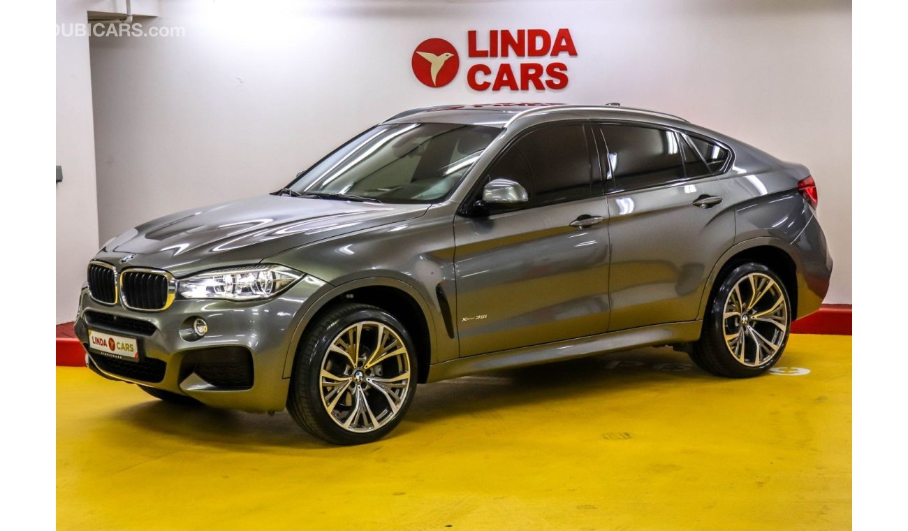 بي أم دبليو X6 BMW X6 X-Drive 35i M-Kit 2018 GCC under Agency Warranty with Flexible Down-Payment.