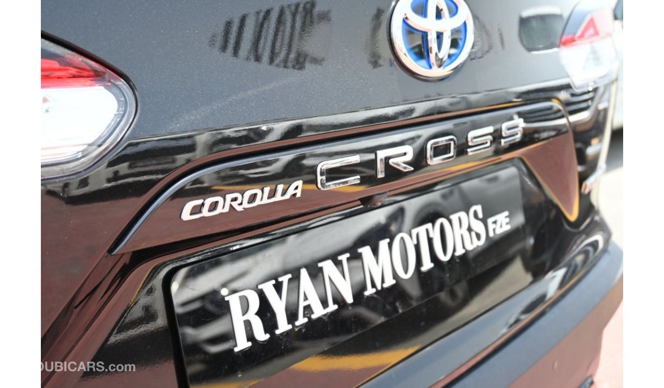 تويوتا كورولا كروس Toyota Corolla Cross 1.8L Hybrid, CUV, FWD, 5Doors, Color Black, Model 2024