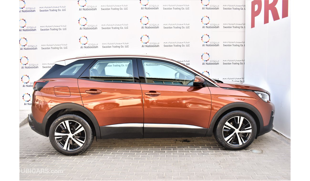 Peugeot 3008 1.6L ALLURE 2019 GCC SPECS AGENCY WARRANTY UP TO 2024 OR 100,000KM