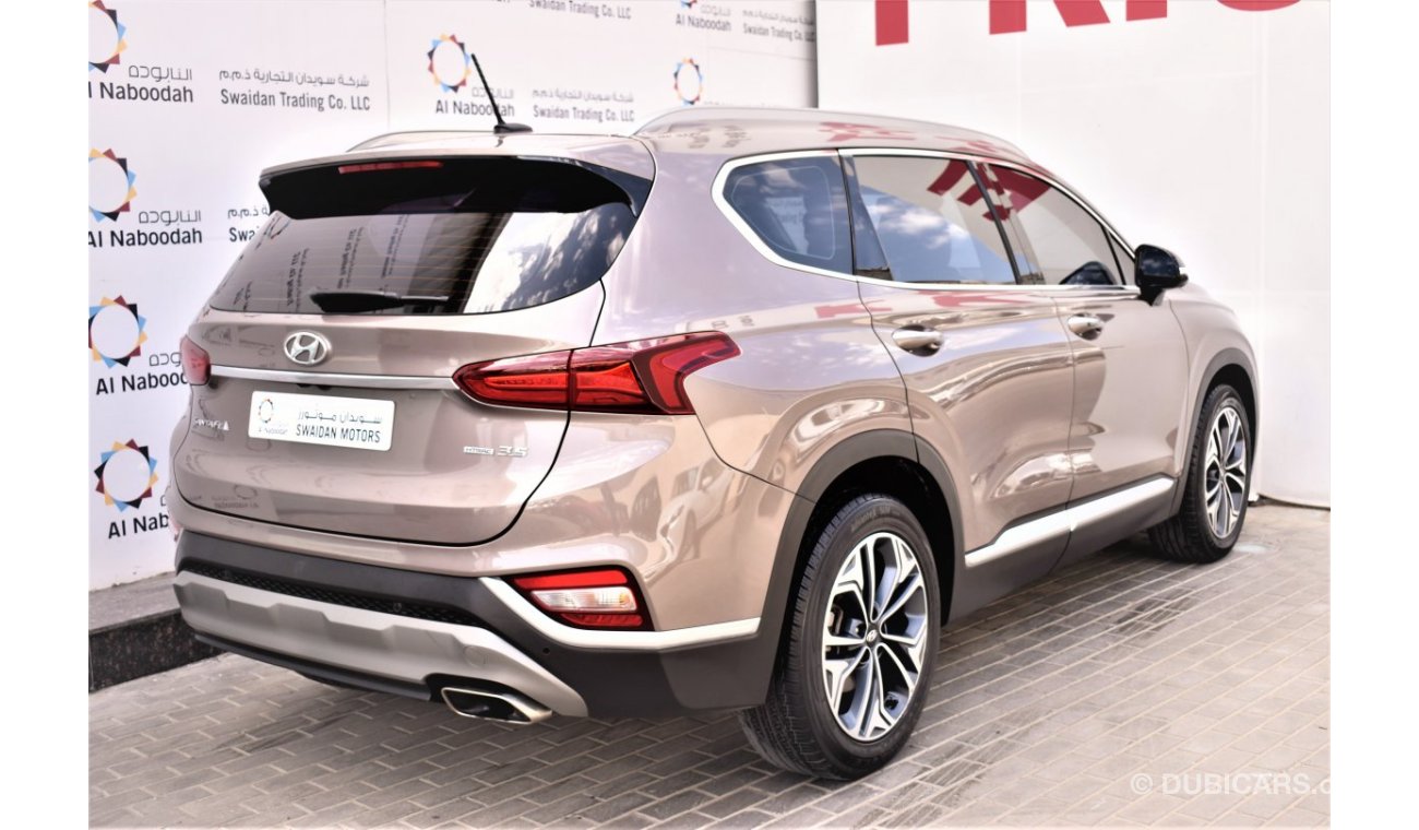 Used Hyundai Santa Fe AED 2154 PM 3.5L GLS V6 AWD GCC WARRANTY 2019