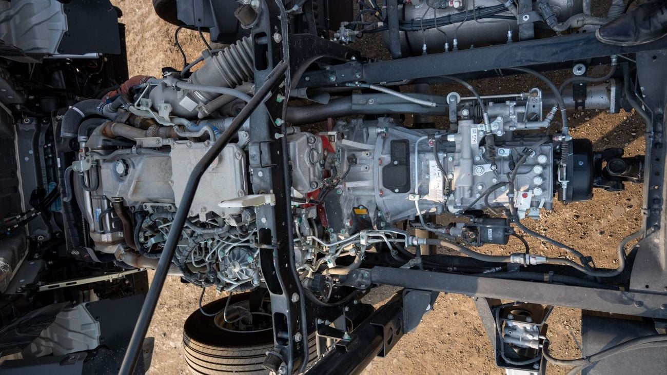 هينو 500 J08E-WF, Turbocharged Diesel