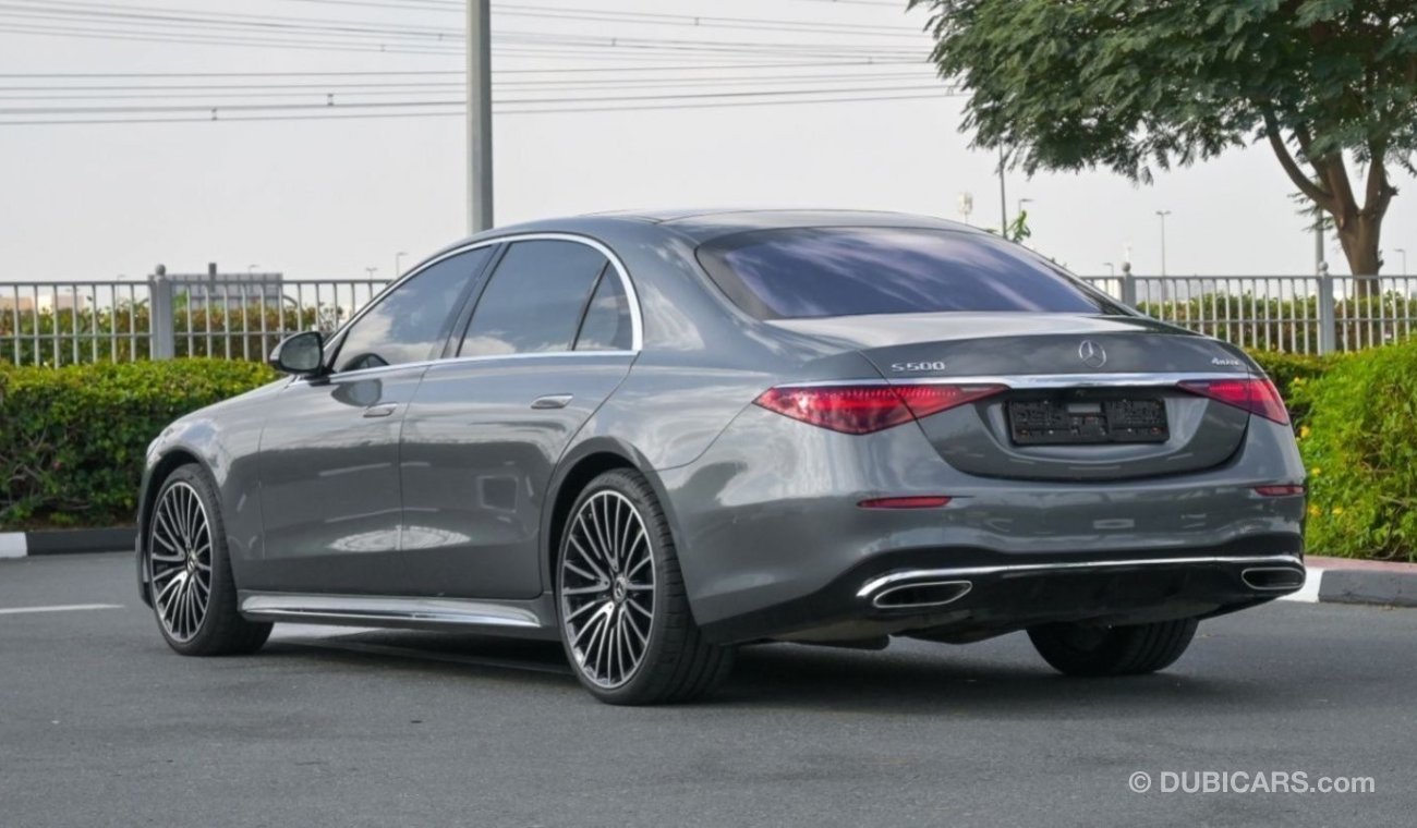 مرسيدس بنز S 500 4M Mercedes-Benz S500 V6 | Rear Axle Steering, GCC Dealer WARRANTY| 2021