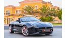 Jaguar F-Type V6 Convertible | 2,624 P.M | 0% Downpayment | Full Option | Low Kms