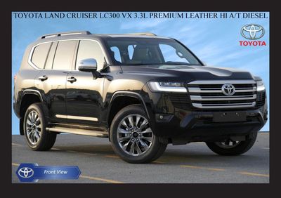 تويوتا لاند كروزر VX 3.3L TOYOTA LAND CRUISER LC300 VX 3.3L TWIN TURBO PREMIUM LEATHER HI A/T DSL 2024 export only