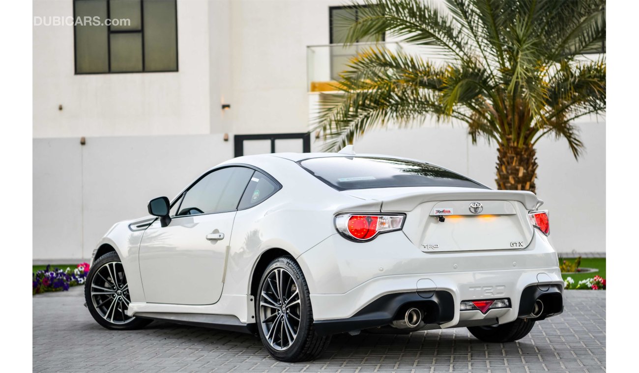 Toyota 86 Under Agency Warranty! - 2016 - AED 1,253 P.M. AT 0% DOWNPAYMENT THROUGH BANK FINANCE