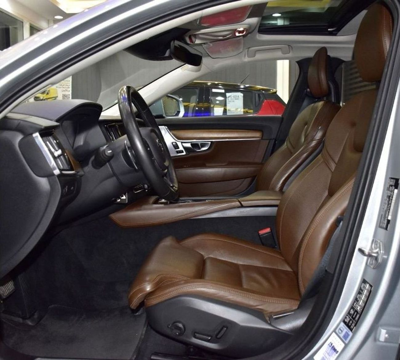 فولفو S90 EXCELLENT DEAL for our Volvo S90 T6 AWD ( 2018 Model ) in Silver Color GCC Specs