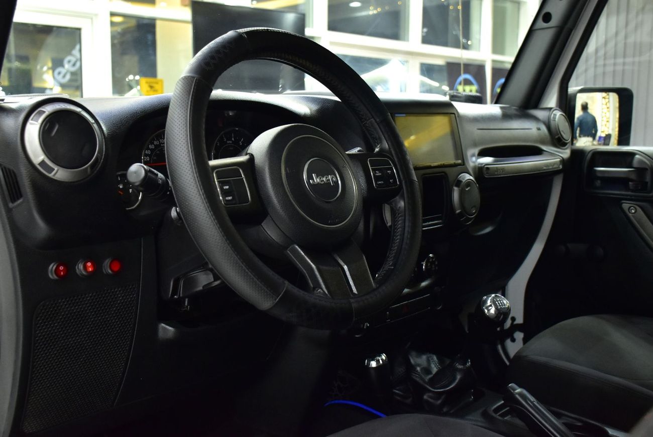 Jeep Wrangler EXCELLENT DEAL for our Jeep Wrangler Sport ( 2017 Model ) in White Color GCC Specs