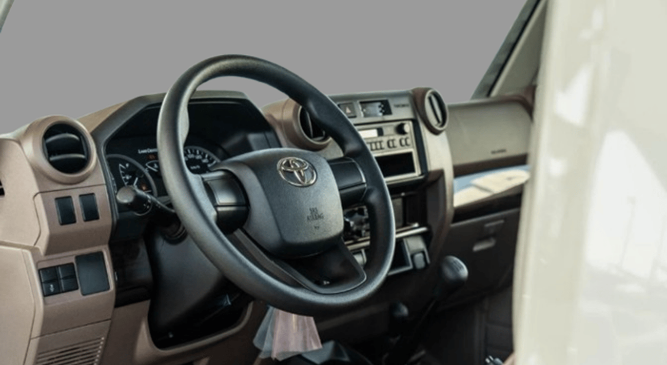 Toyota Land Cruiser Pick Up ECTMKC002 – 2025 Toyota LC79 Single Cab Pick Up - 2.8L Diesel Manual - White  with Beige Interior