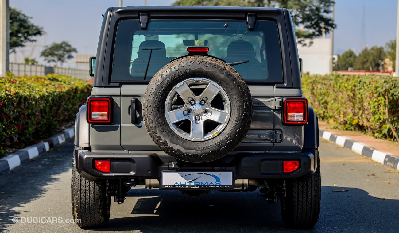 Jeep Wrangler 2021 2DOOR SPORT V6 3.6L W/ 3 Yrs or 60K km Warranty @ Trading Enterprises