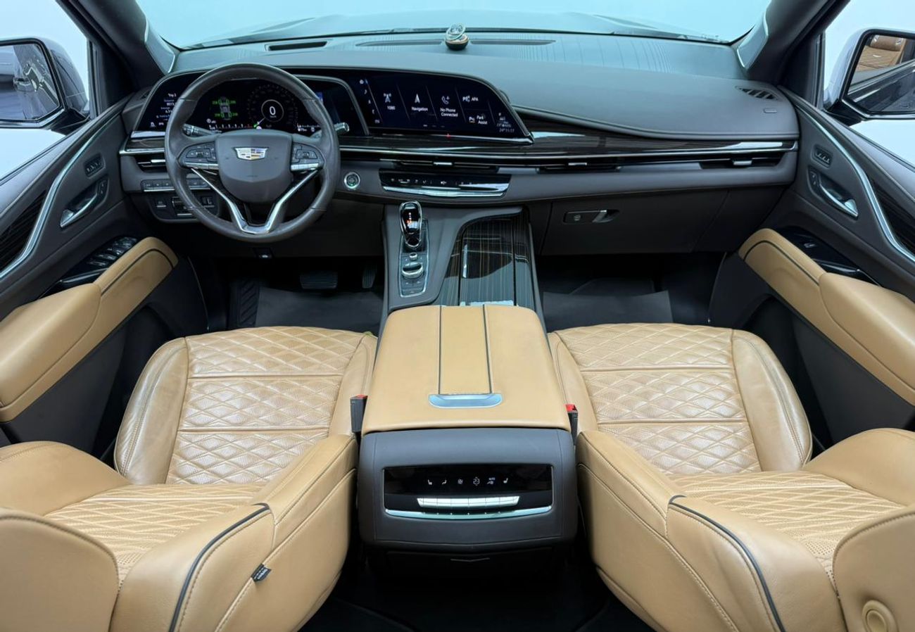 كاديلاك إسكالاد 2022 Cadillac Escalade ESV Platinum, Oct/2026 Cadillac Warranty, Oct/2027 Cadillac Service Contract,