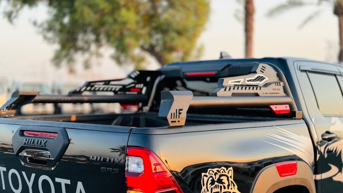 Toyota Hilux DOUBLE CABIN | PREMIUM BULL BAR WITH LED FOCUSED LIGHTS | 2.8L DIESEL | RHD | 2022