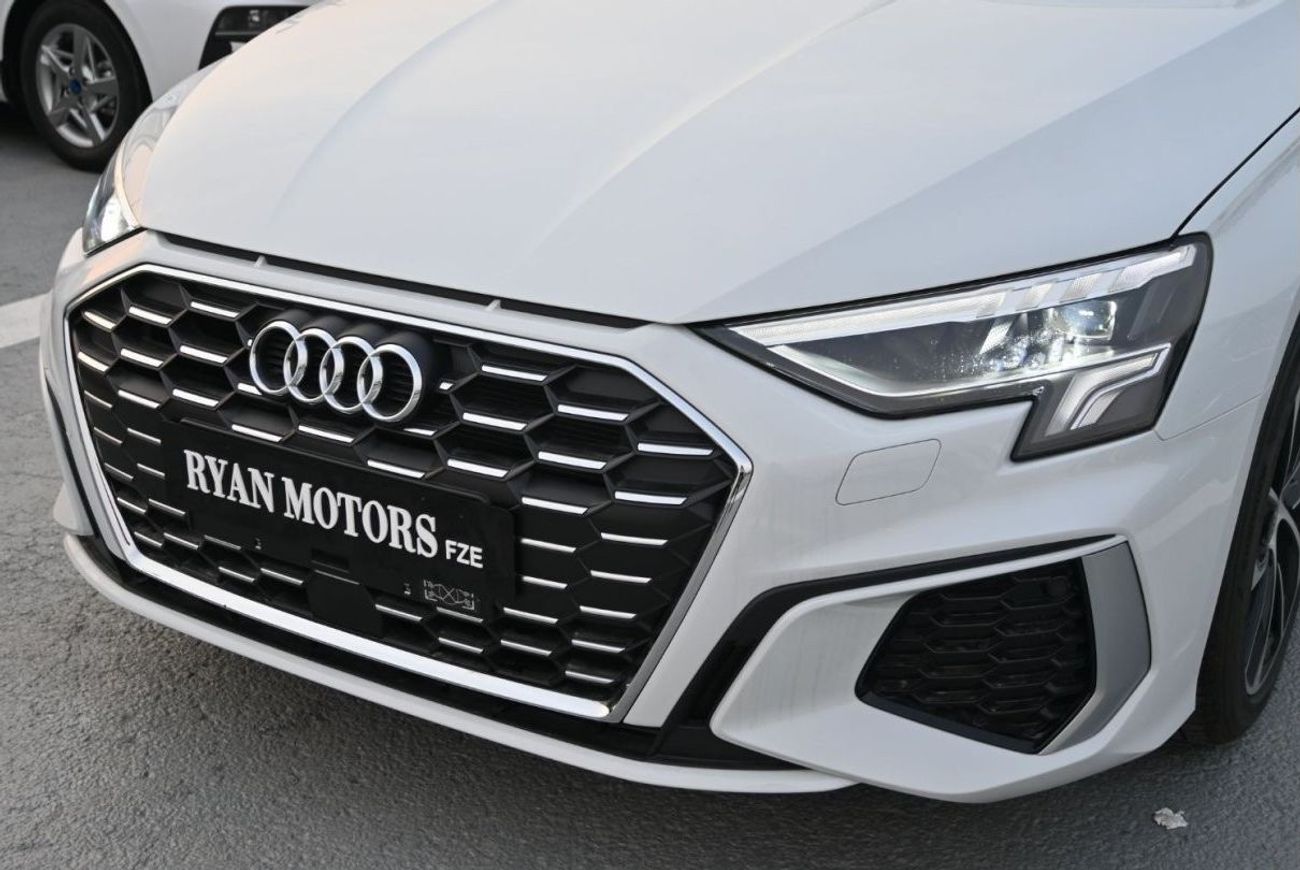 Audi A3 S Line 35TFSI 1.4L Turbo, Petrol Model 2024, Color White