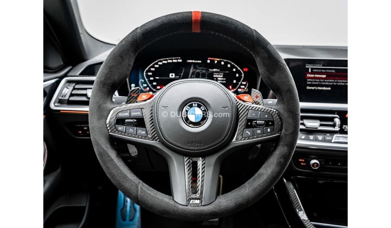 بي أم دبليو M4 2023 BMW M4 CSL, 2028 BMW Warranty + Service Contract, As New Condition, GCC