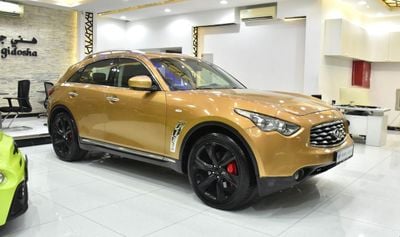Infiniti FX50 EXCELLENT DEAL for our Infiniti FX50s ( 2009 Model ) in Orange Color GCC Specs