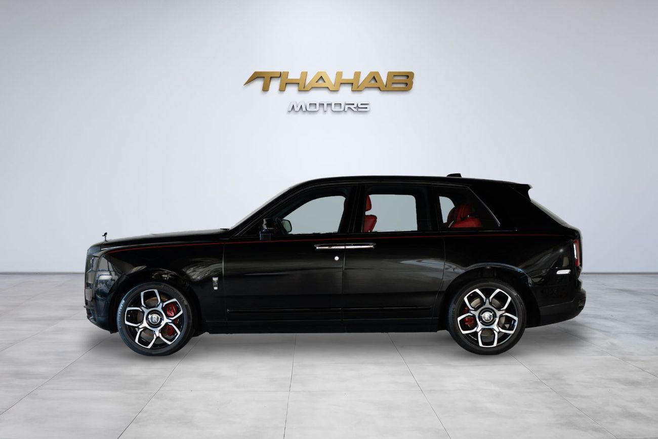 رولز رويس كولينان 2021 | PREMIUM BLACK BADGE | RED INTERIOR | GCC | V12 TWIN-TURBO | FULL OPTION | PERFECT CONDITION