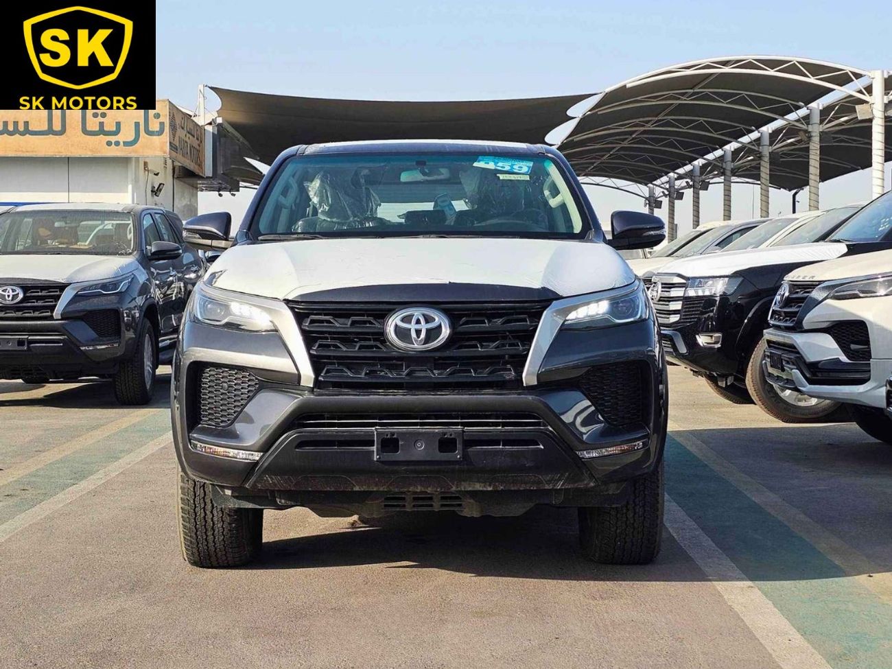 تويوتا فورتونر 2.7L / ALLOY RIMS / MANUAL A/C / 4WD / CODE # G GRAY