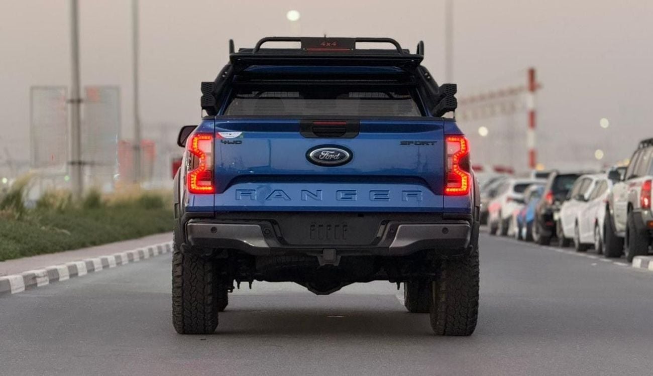 Ford Ranger 2023 | 2.0L DIESEL | AT | RHD | FACELIFTED TO RAPTOR 2025 MODEL | HEAVY 4X4 SPORTS BAR WITH BASKET |