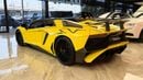 Lamborghini Aventador 6.5L V12 Lamborghini Aventador SV 2017 - LP 750-4 SV Roadster - Yellow (Giallo)