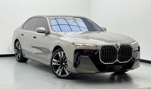 بي أم دبليو 740i 2023 BMW 740i M-Sport, 2028 BMW Warranty And Service Pack, BMW Service History, GCC