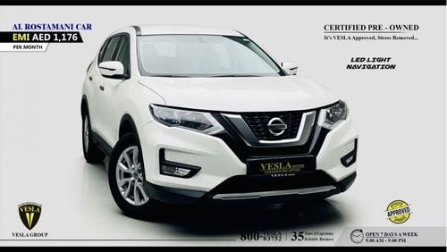 Nissan XTrail 2020 / GCC / SV + LEATHER SEATS + LED LIGHT + NAVGATION + CAMERA / UNLIMITED MILEAGE WARRANTY