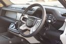 لاند روفر ديفندر 2021Model 2.0 petrol Engine full option tap of the range colour white Transmission Automatic Interio