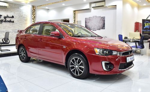 Mitsubishi Lancer EX EXCELLENT DEAL for our Mitsubishi Lancer EX ( 2016 Model ) in Red Color GCC Specs