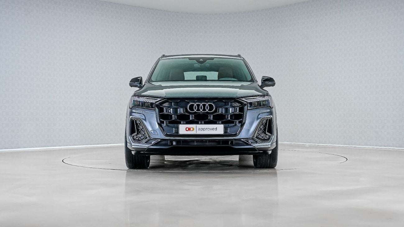 Audi Q7 45 TFSI quattro S-Line 3.0L Special Offer | AED 4,128 PM | Audi Service Pack 2030, Low KM | Q7 TFSI